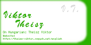 viktor theisz business card